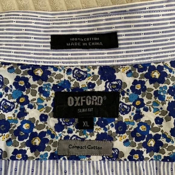 Oxford men’s shirt XL slim fit new - Picture 5 of 6